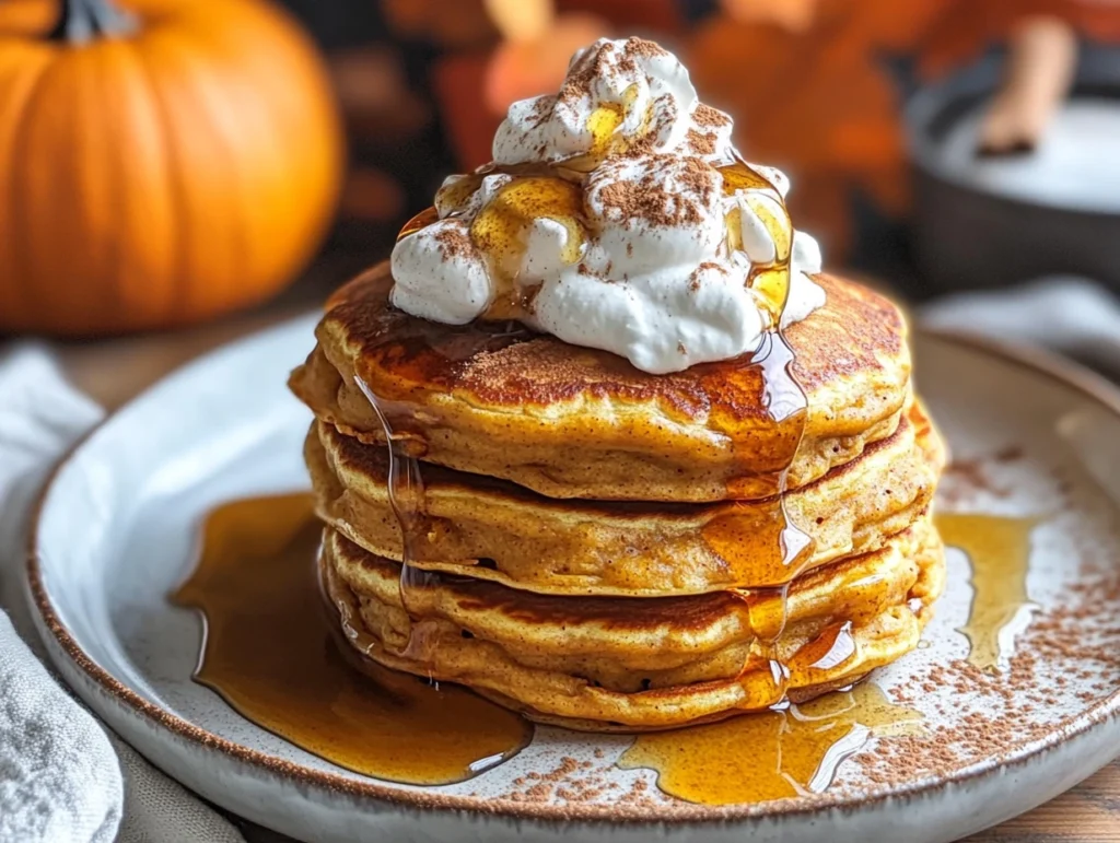 Pumpkin Spice Pancakes 