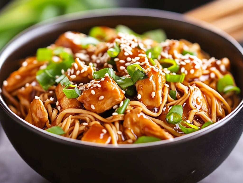 Chicken Teriyaki Chow Mein Magic
