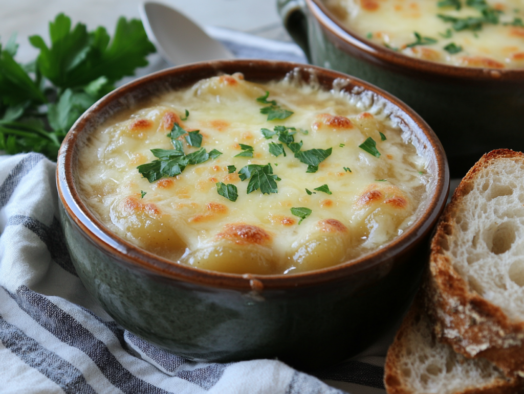 French Onion Gnocchi Soup