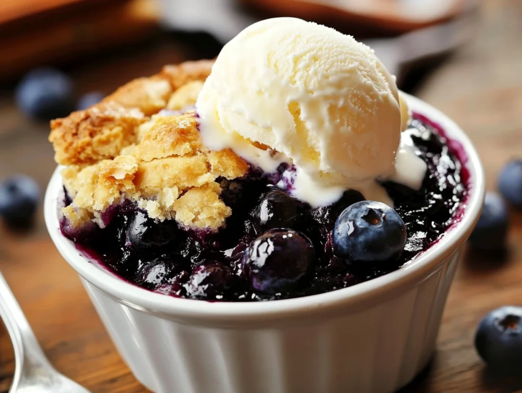 Easy Blueberry Cobbler
