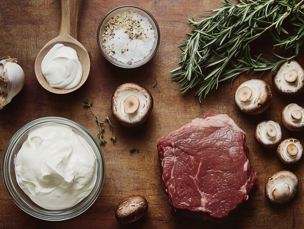 Easy Beef Stroganoff Slow Cooker Recipe with Rosemary