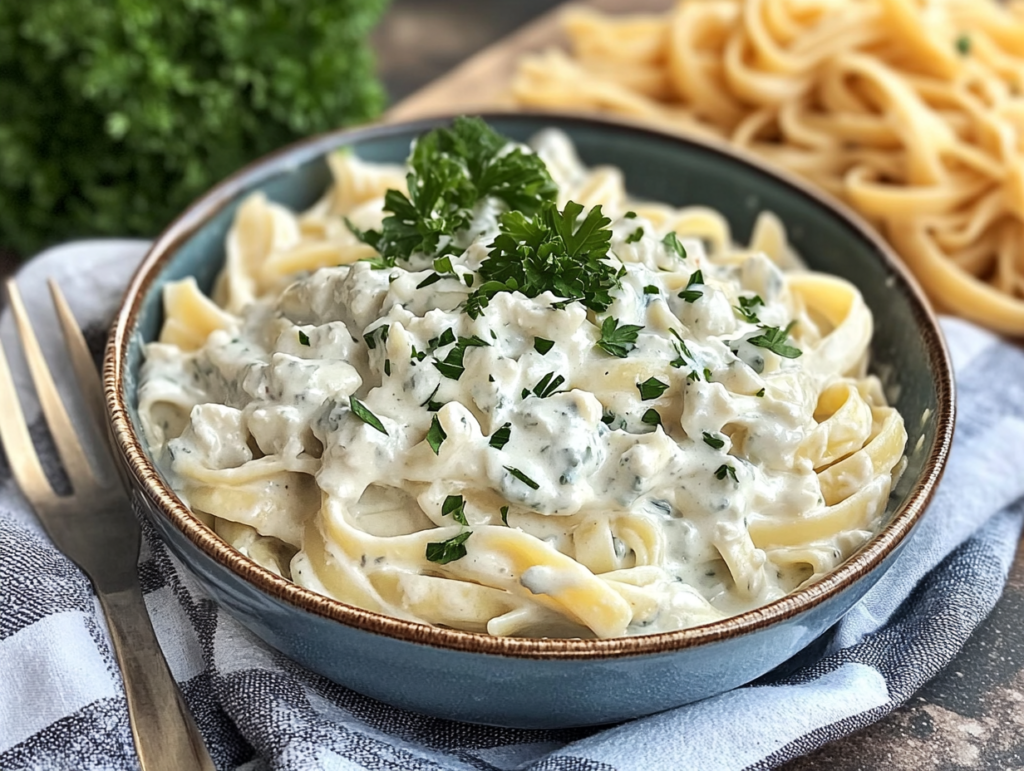 Cottage Cheese Alfredo