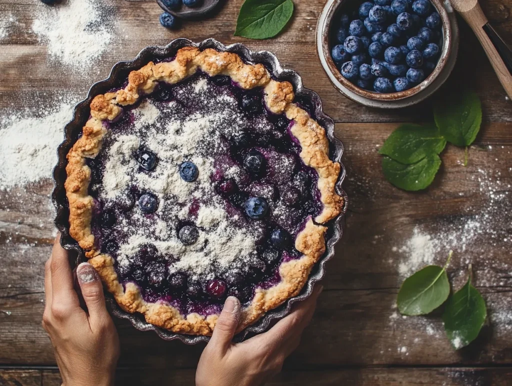 Easy Blueberry Cobbler