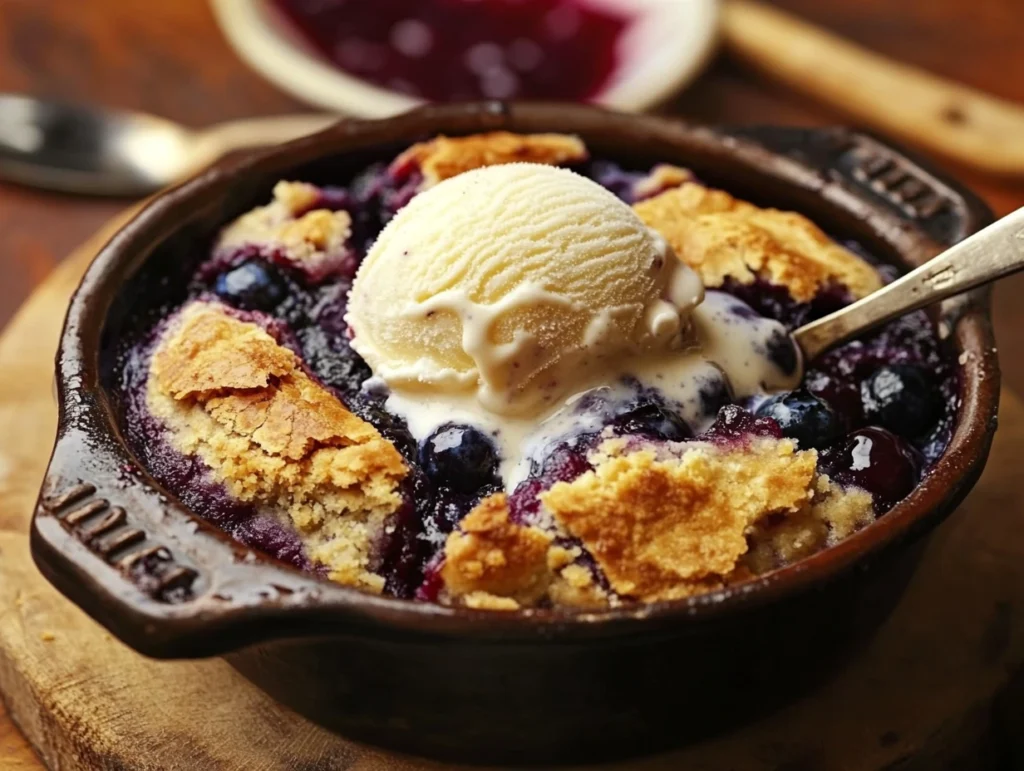 Easy Blueberry Cobbler