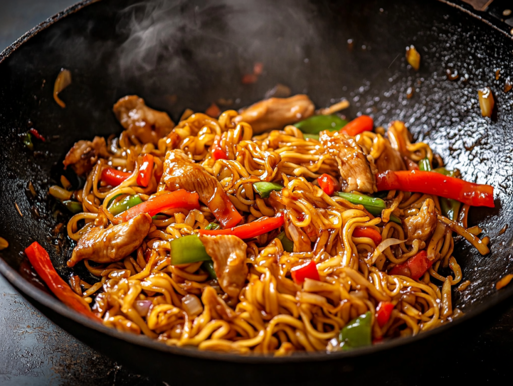 Chicken Teriyaki Chow Mein Magic