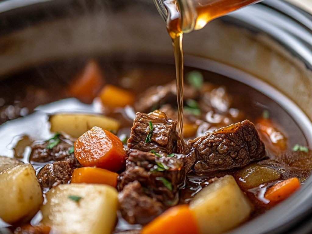 Easy Beef Stroganoff Slow Cooker Recipe with Rosemary