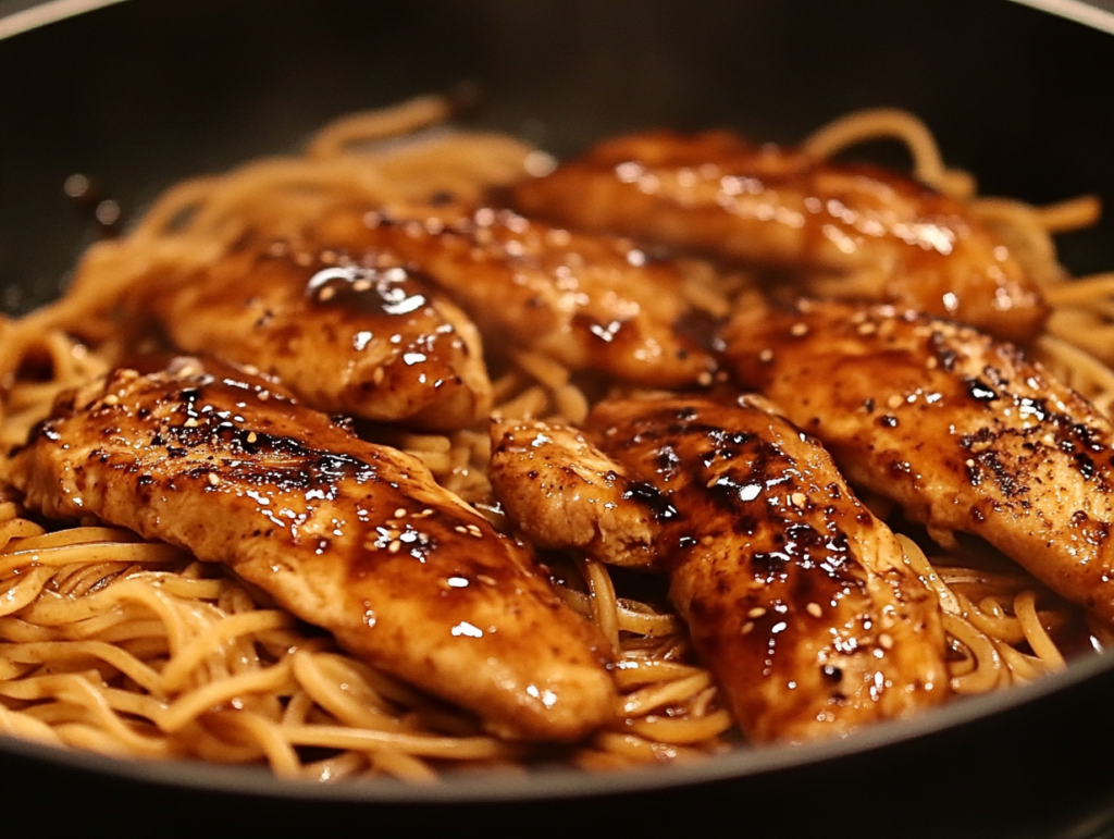 Chicken Teriyaki Chow Mein Magic