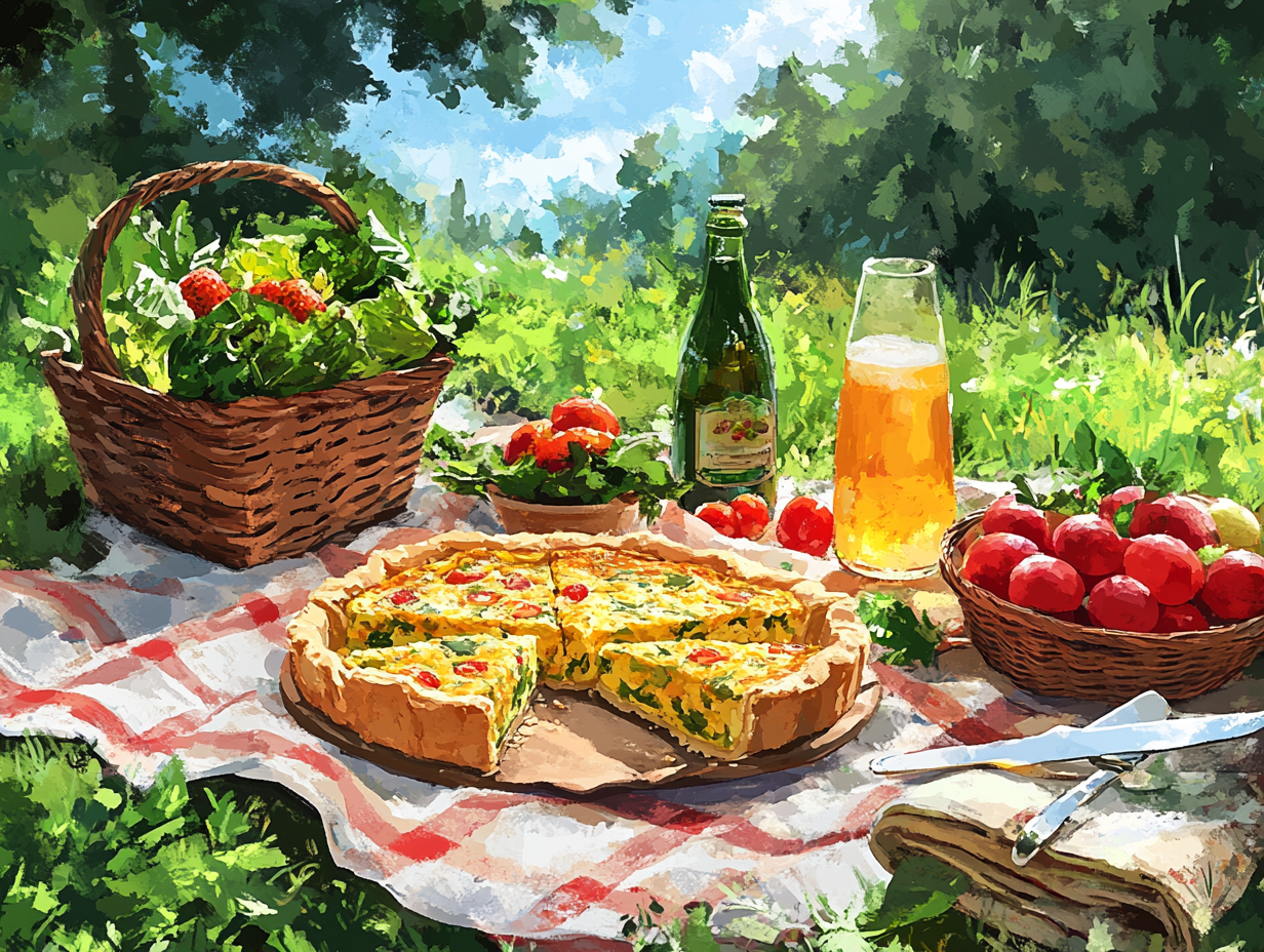 Springy Vegetable Quiche