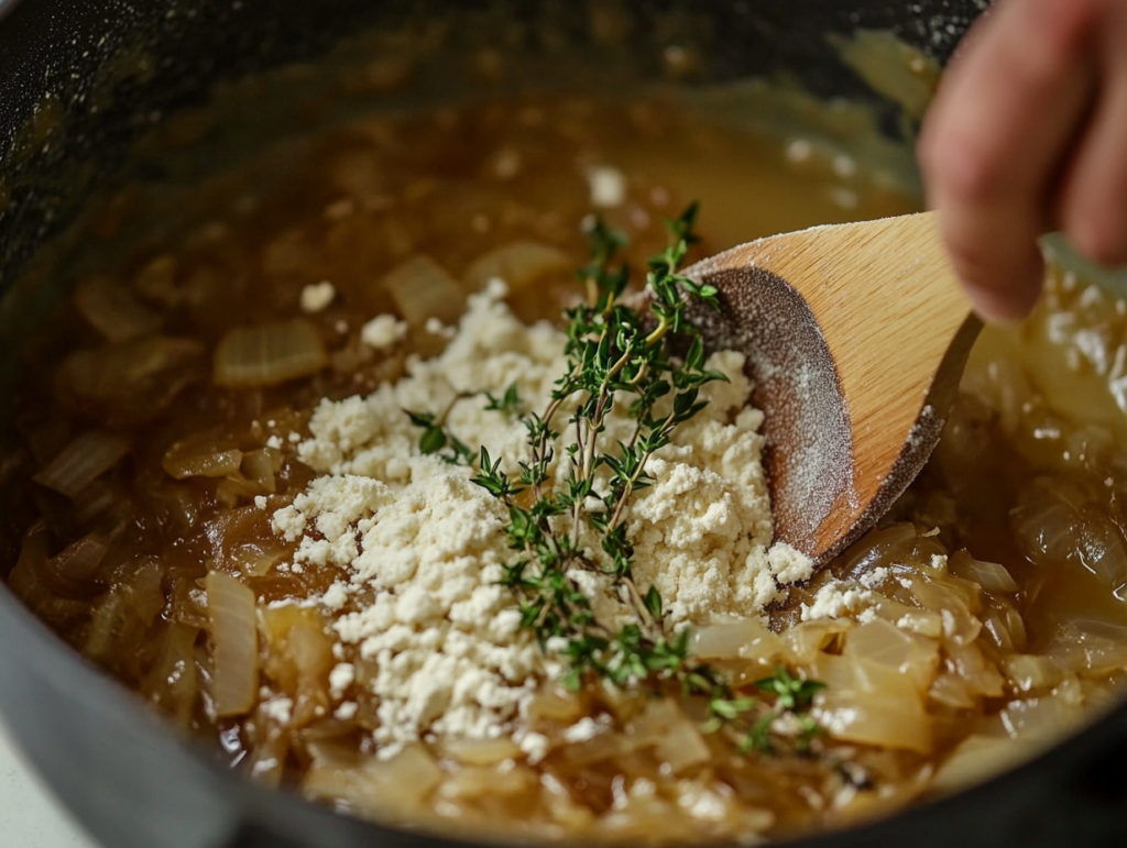French Onion Gnocchi Soup