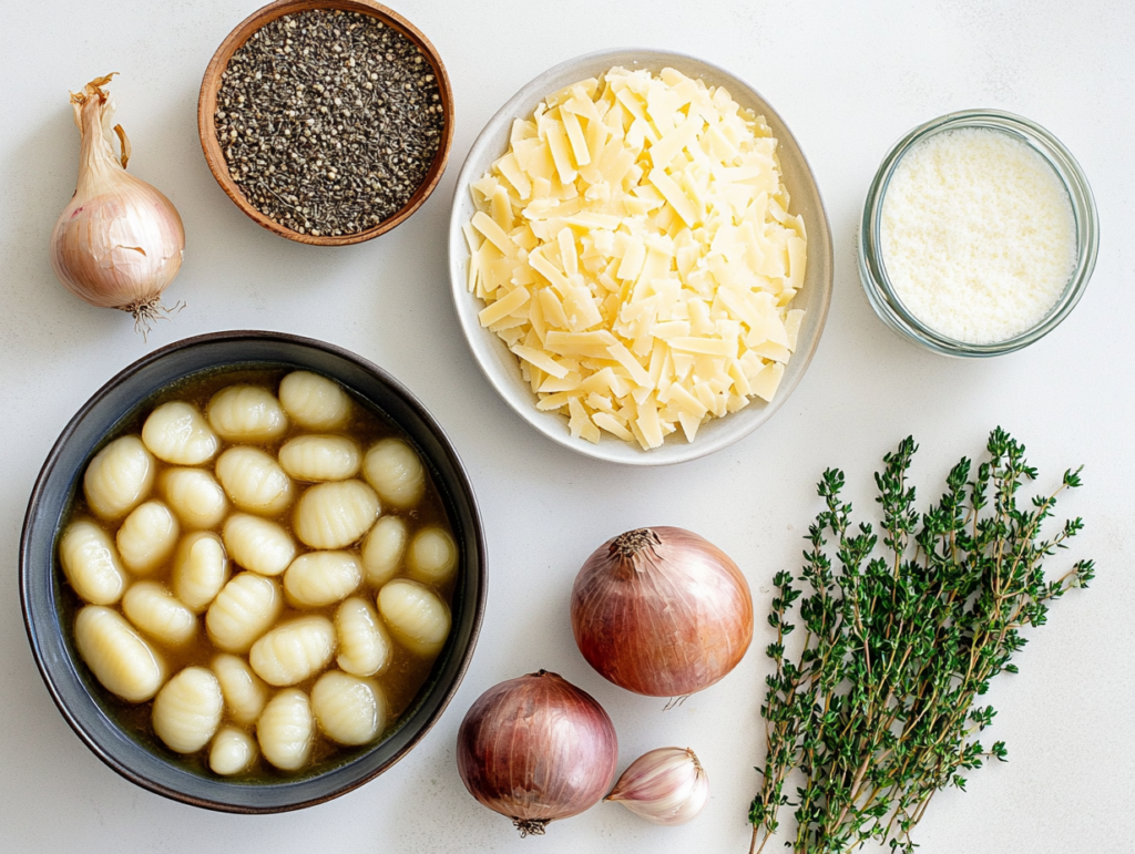 French Onion Gnocchi Soup